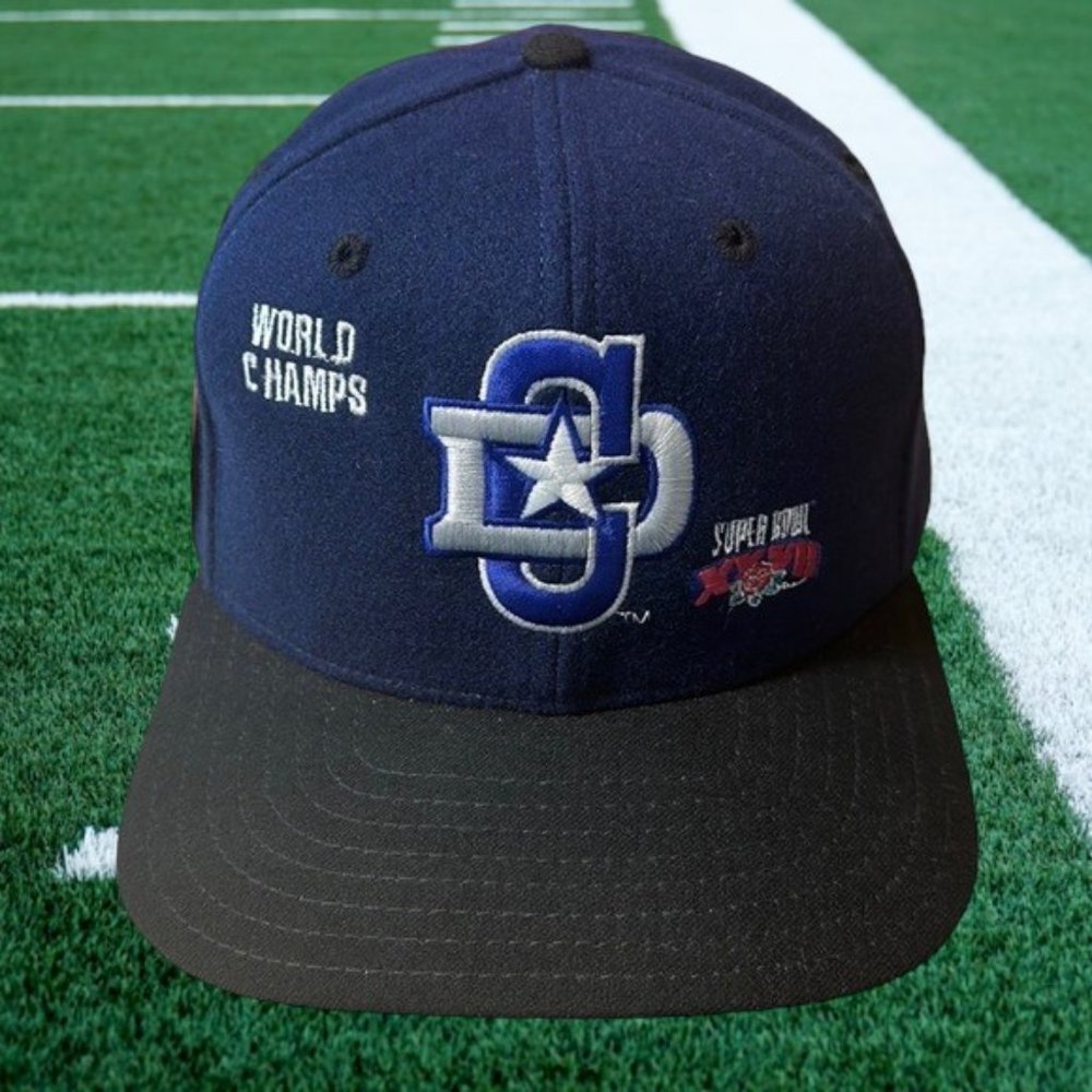 Vintage Dallas Cowboys Super Bowl XXVII World Champs New Era 59/50 Snapback Hat